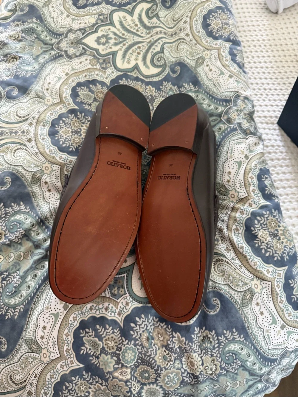 Alden Men’s Black Leather Bit Loafers